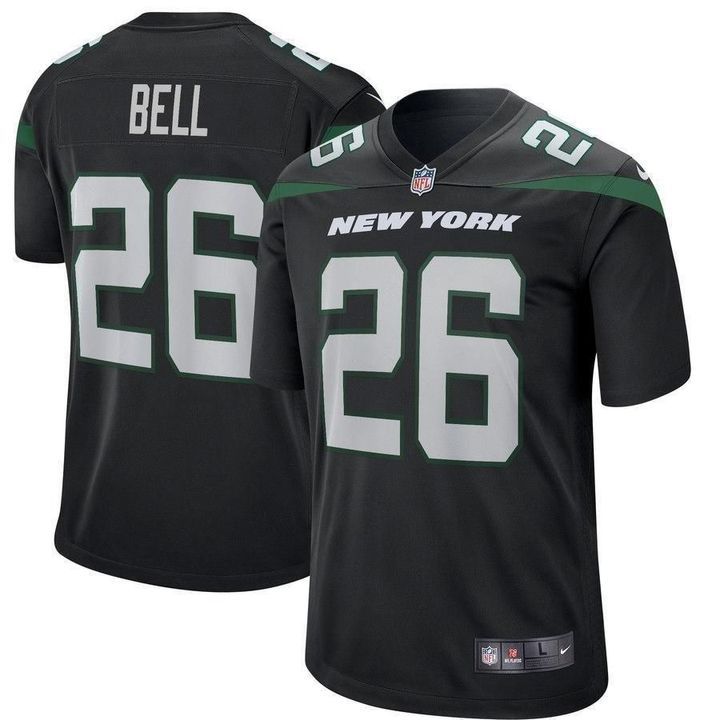 Men New York Jets #26 Le Veon Bell Nike Black Game NFL Jersey